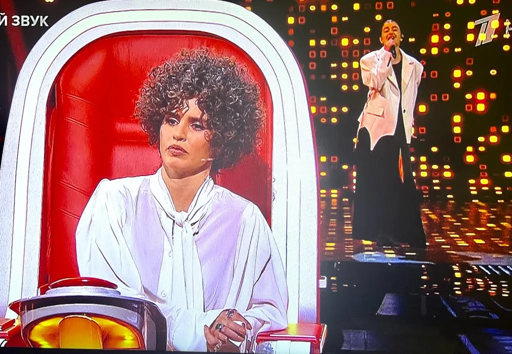 Скриншот с видео шоу «Голос»