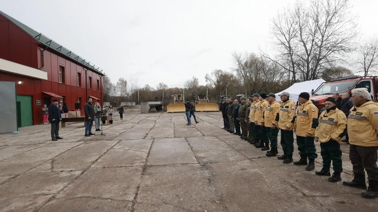 В Чехове открылась обновленная лесопожарная станция