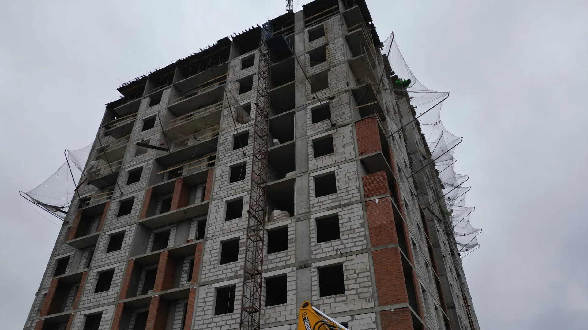 В подольском поселке Южный в Подольске строят дома для расселения аварийного жилья