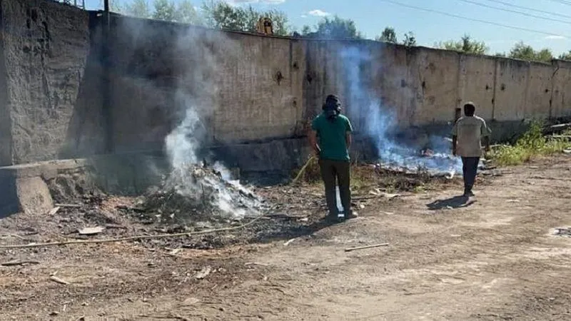 Попытки сжигания мусора пресекли в пяти округах Подмосковья