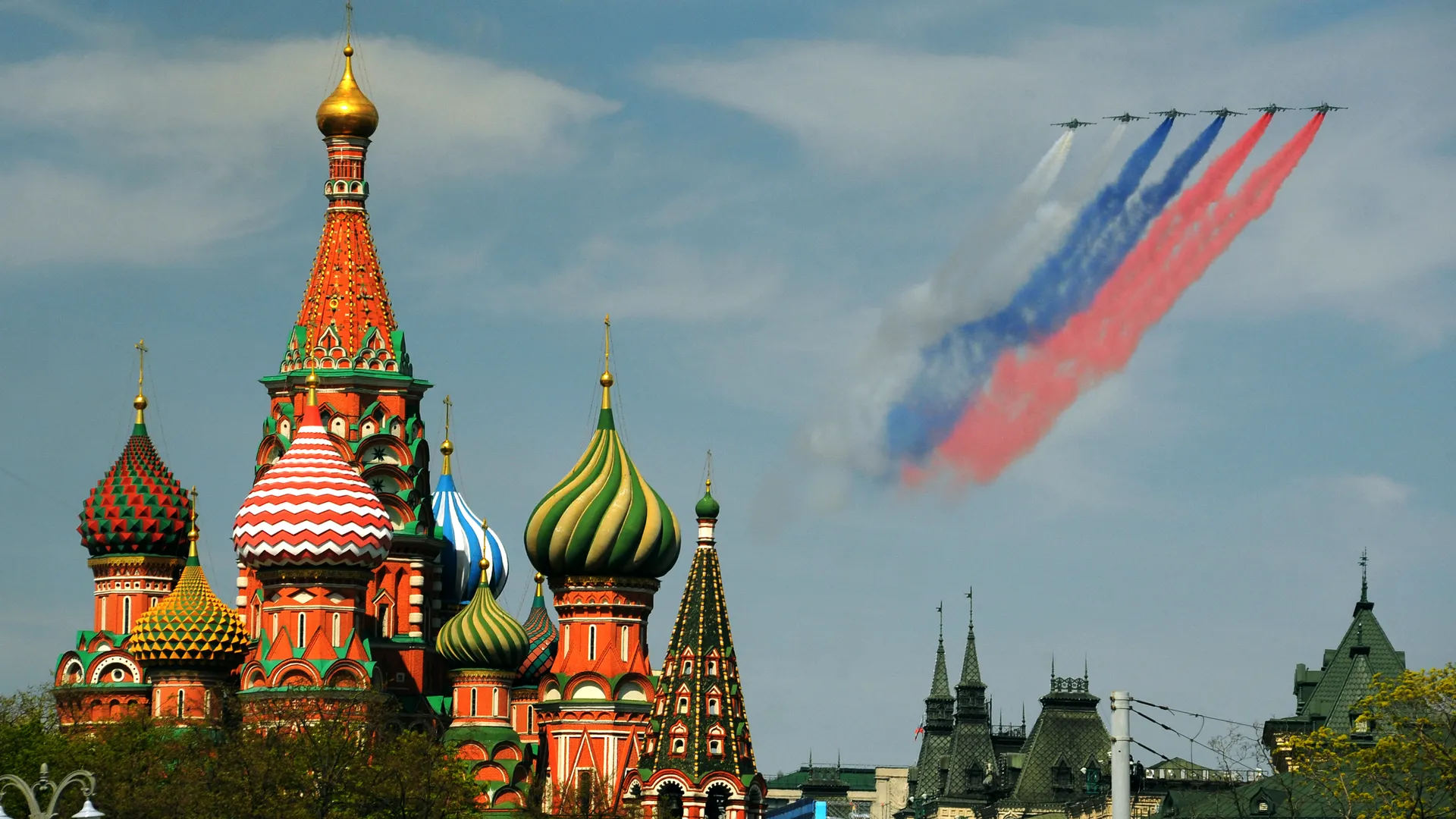Парад Победы на Красной площади в Москве