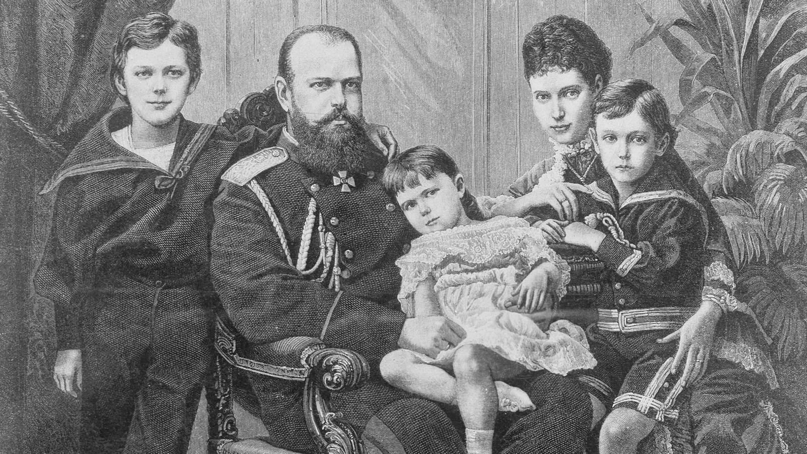 Александр III с семьей. Scherl