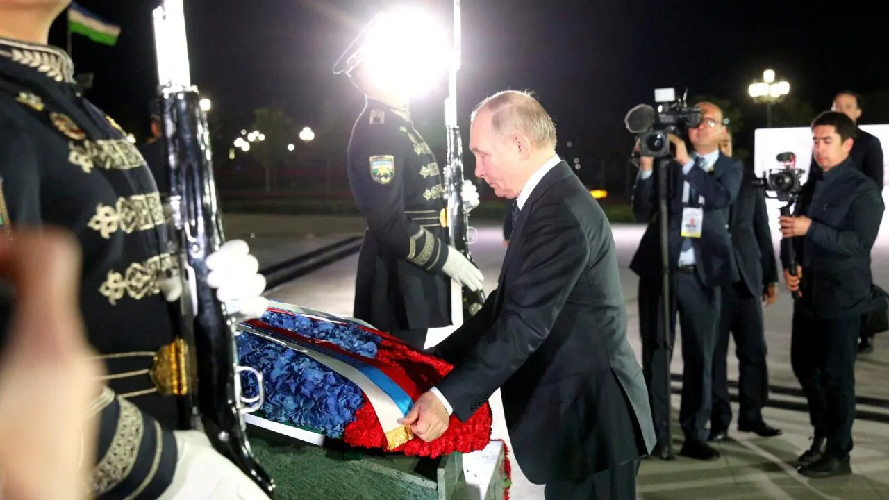 Владимир Путин посетил парк «Новый Узбекистан»