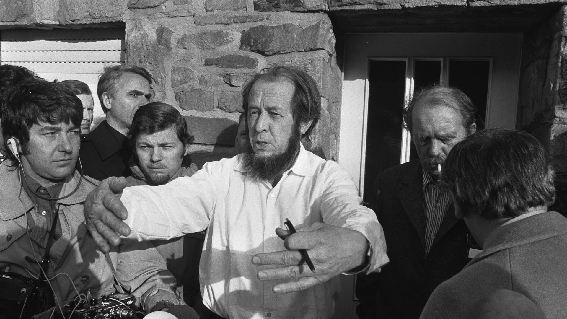 В доме Генриха Белля в Кельне (ФРГ), 1974 год