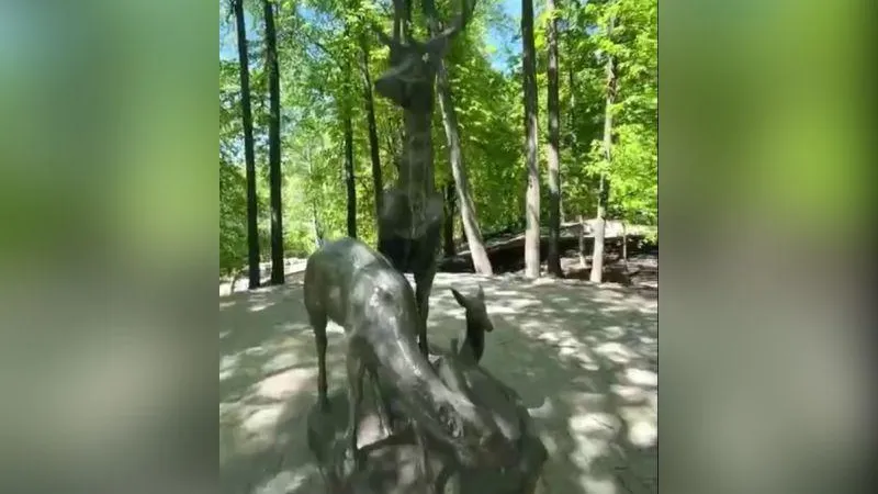 Жители Раменского обрадовались возвращению скульптурной композиции в парк