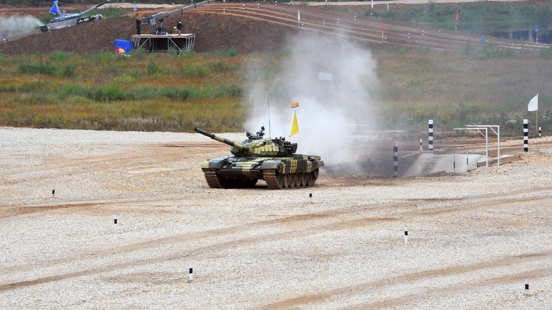 Танковый биатлон в Алабино