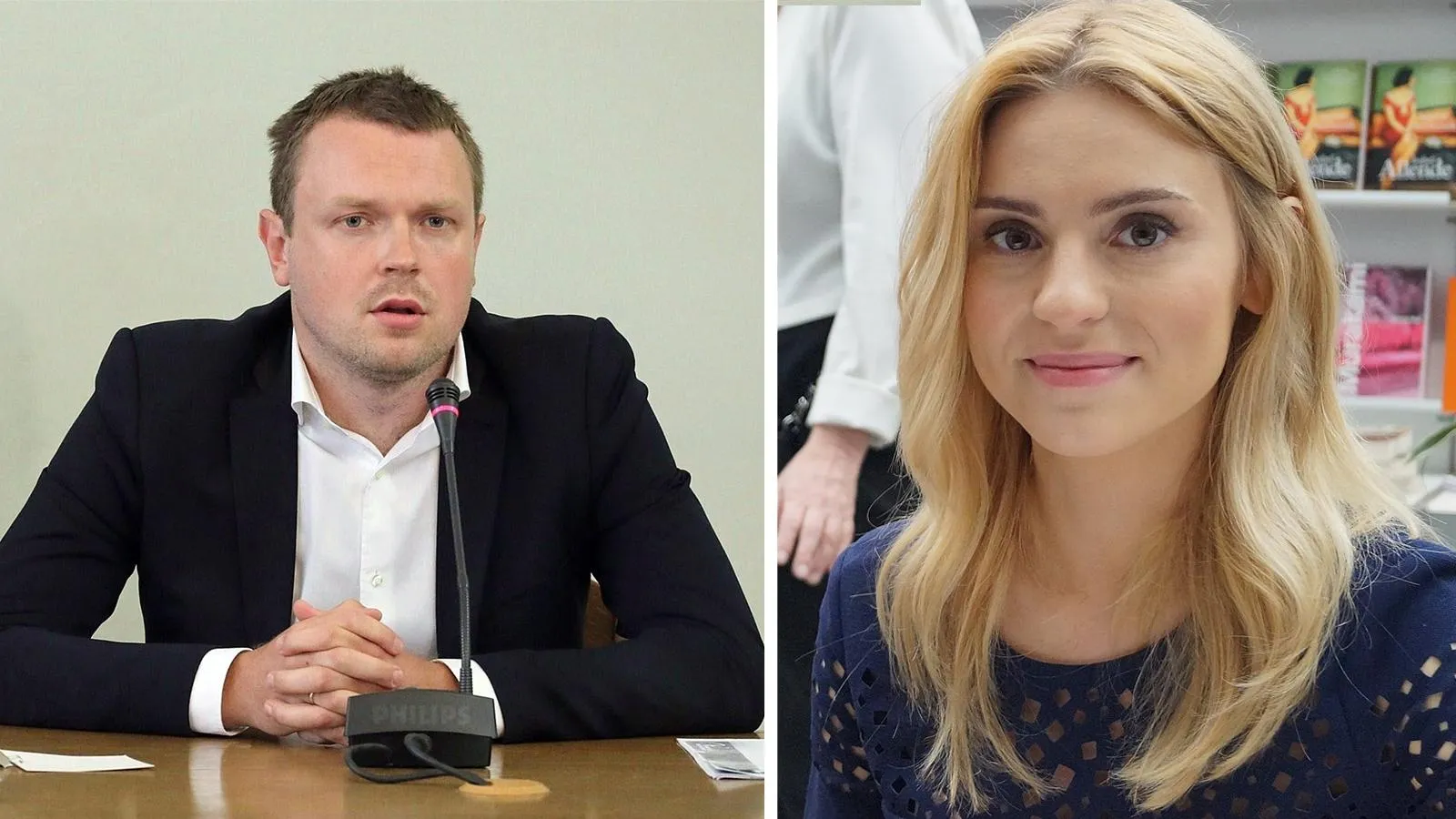 Брат и сестра Михал и Катажина Туск