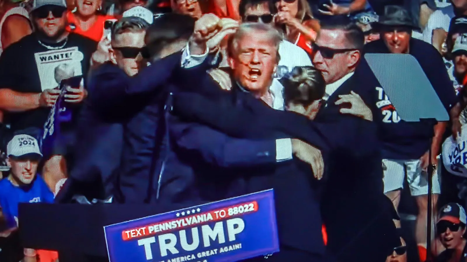Покушение на Дональда Трампа на митинге в Пенсильвании, 13 июля 2024 года. Artem Priakhin