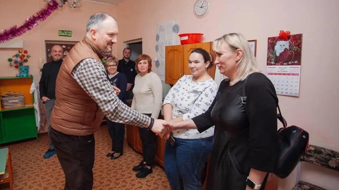 Глава городского округа Кашира посетил дошкольное отделение одной из школ в Ожерелье