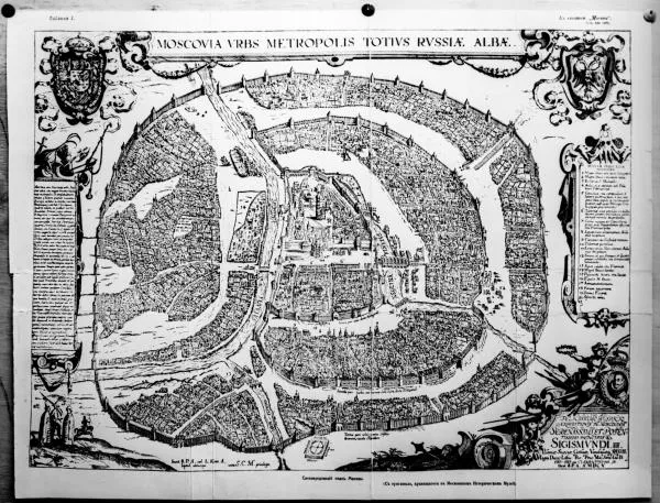 План Москвы 1610 года («Сигизмундов план»). Он составлен Иоганном Готфридом Абелином-Филиппом и гравирован Лукой Килианом согласно привилегии польского и шведского короля Сигизмунда III. Хранится в Музее истории и реконструкции Москвы.