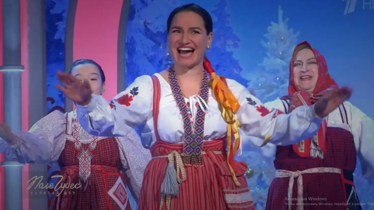 Кадр из видео телепрограммы «Поле Чудес»