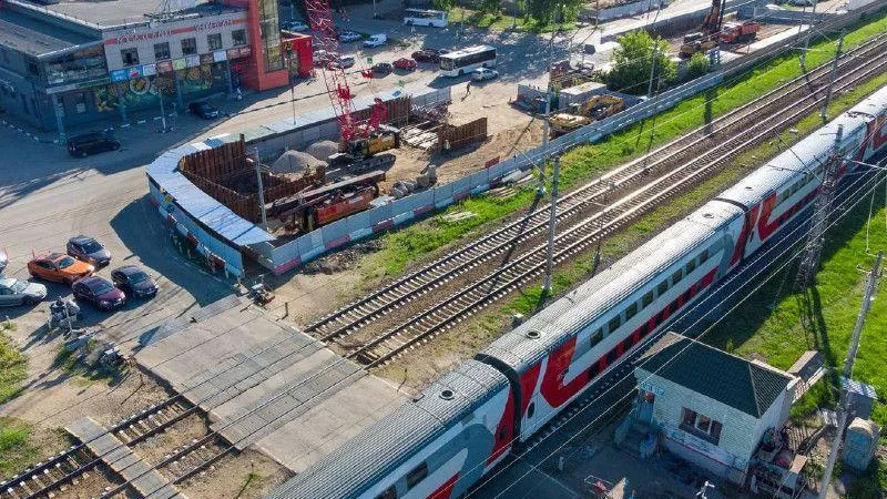 В Раменском приступили к устройству опор путепровода у Южного проспекта