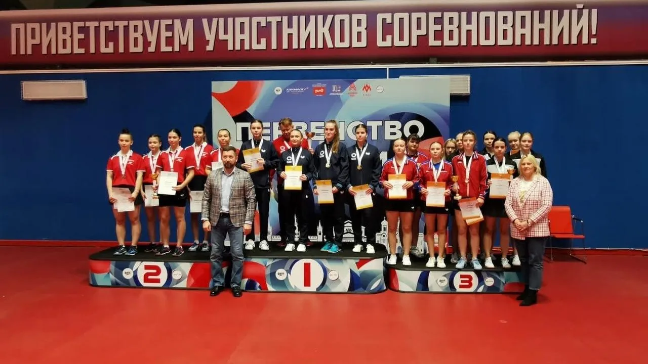 Спортсменки из Подмосковья завоевали бронзу на первенстве страны по настольному теннису