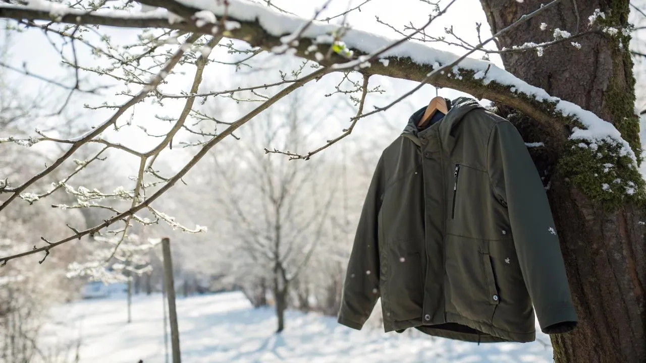 Загадка «ничейного» гардероба: в Балашихе на дереве «выросла» качественная одежда на любой вкус