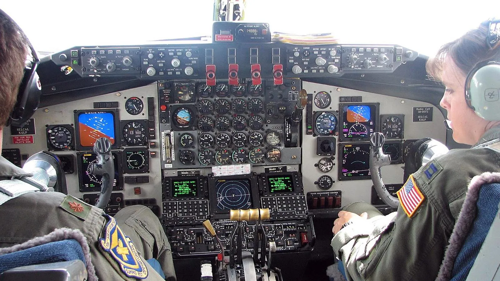 Кабина Boeing KC-135