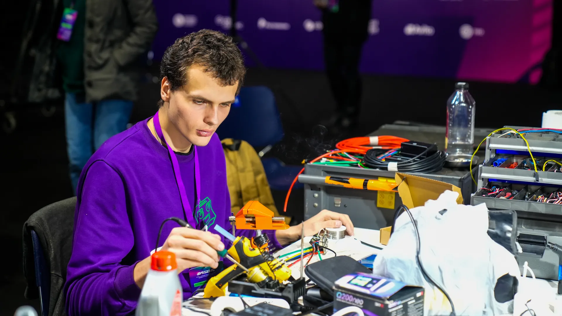 Финал международного чемпионата «Битва роботов» в Мытищах