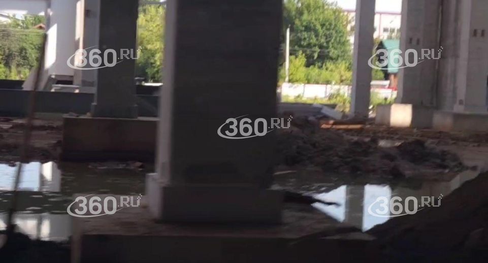 Появилось видео с места подтопления домов в частном секторе на севере Москвы