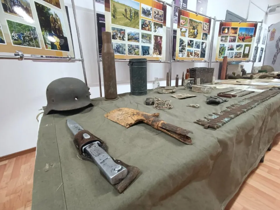 Экспозиция Музея памяти неизвестного солдата. Фото: администрация г. о. Электросталь