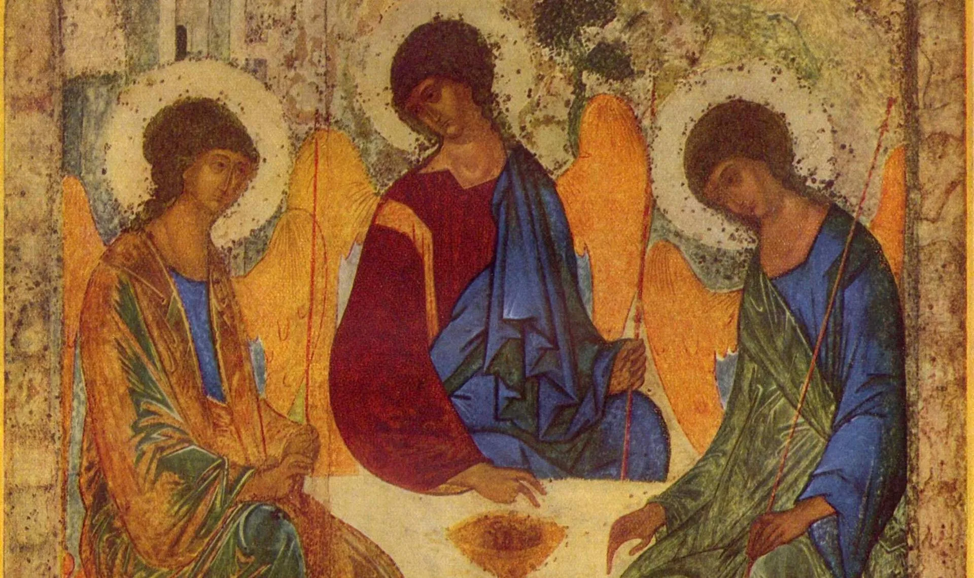 Троица, икона Андрея Рублева, 1422–1427 годы