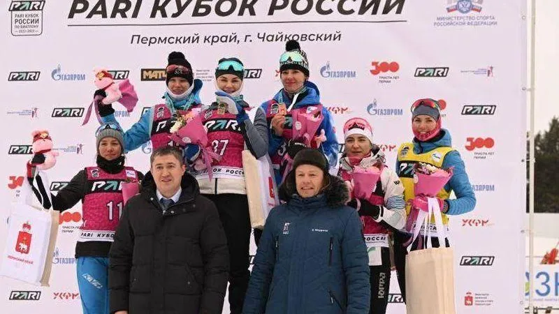 Подмосковные биатлонистки взяли три медали Кубка России и первенства РФ