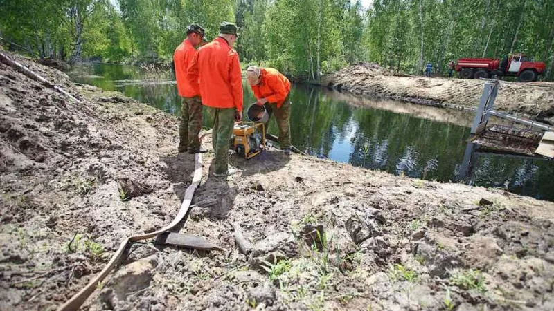 Системы обводнения торфяников в регионе  заполняют водой