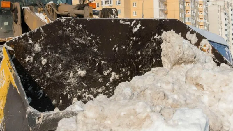 Как Подмосковье со снегом боролось