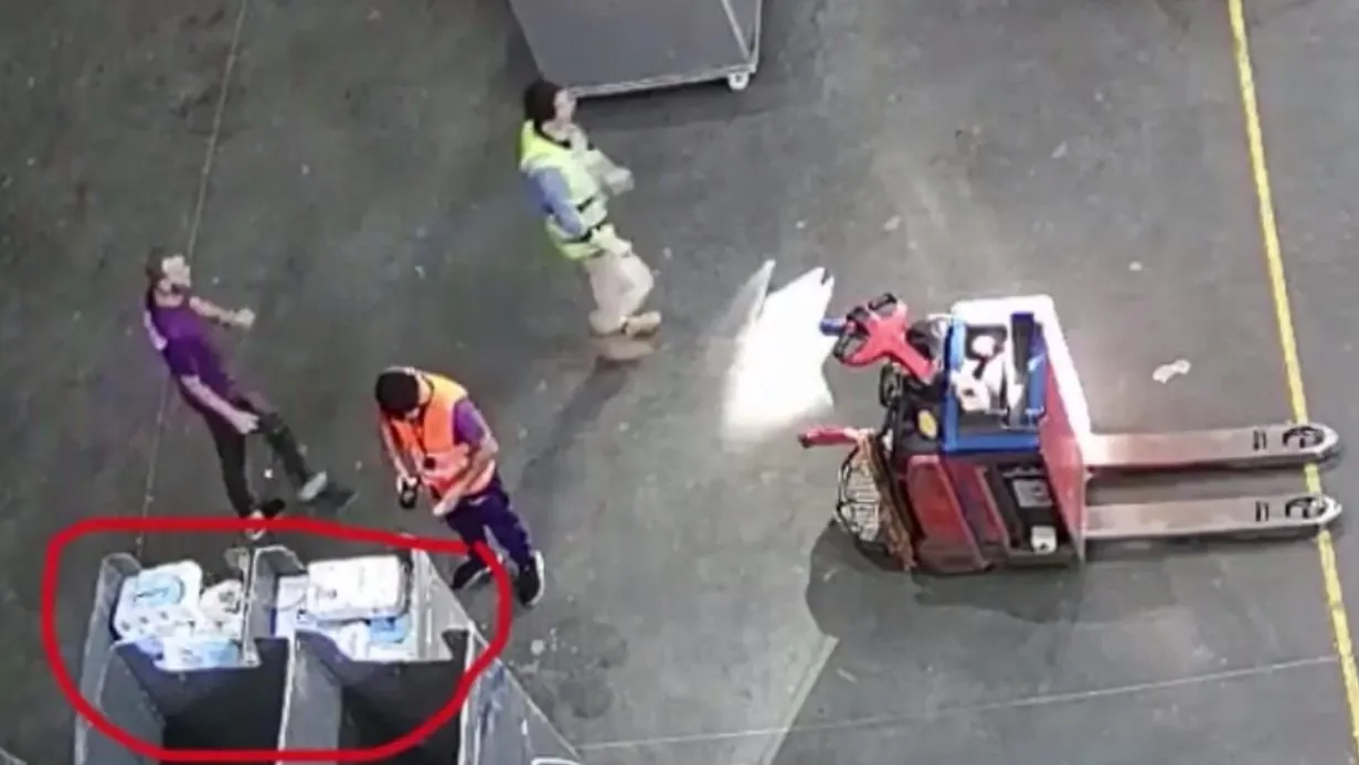 Скриншот из оперативного видео ГУ МВД России по Московской области