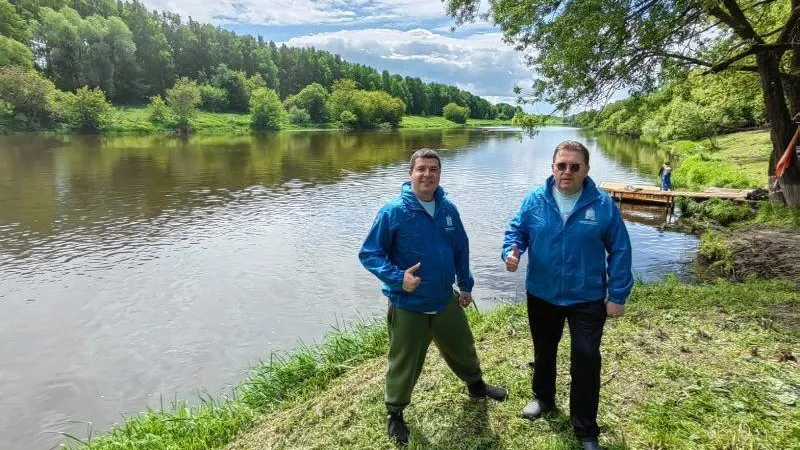 Экологическая акция «Чистая река. Сделай. Это просто» прошла в Звенигороде