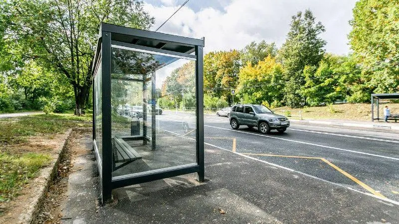 В Подмосковье в этом году обустроят 300 автобусных остановок