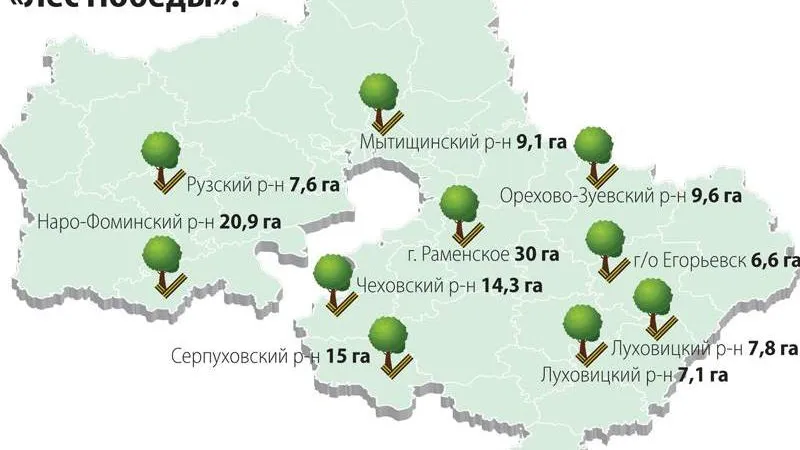 Карта «Подмосковье сегодня»