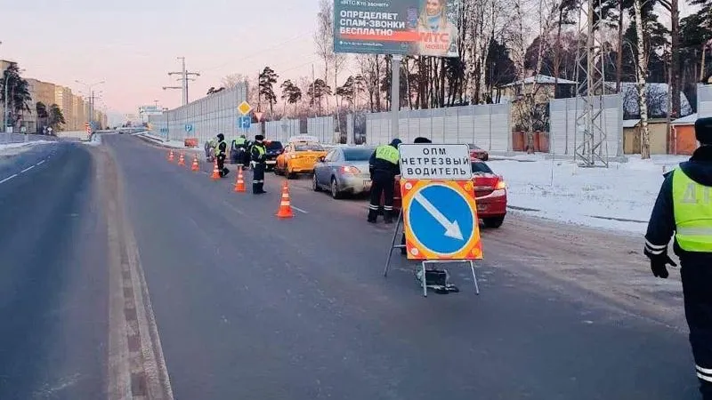 В Подмосковье в субботу поймали 21 пьяного водителя