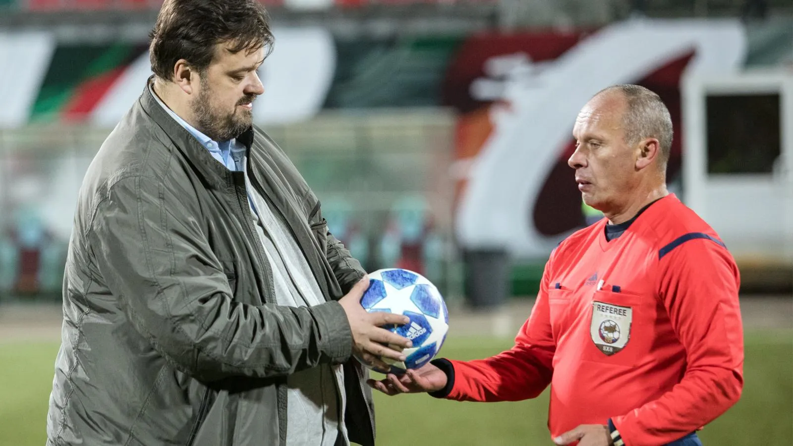 Василий Уткин после матча на стадионе «Сапсан Арена». Фото: Alexey Belkin