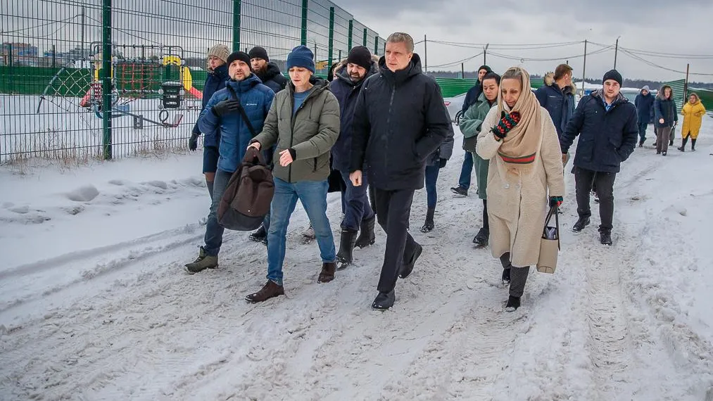 Глава Одинцовского округа Андрей Иванов проинспектировал проблемные точки ЖК «Город-событие Лайково»