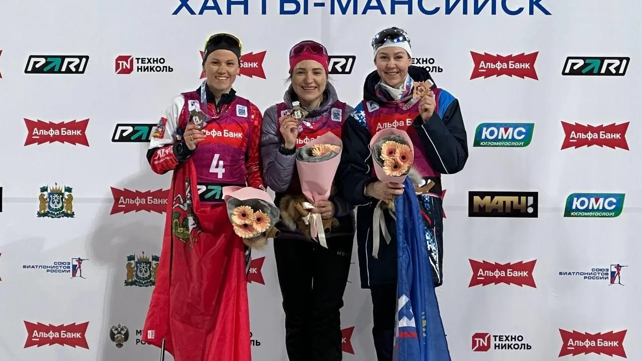 Спортсменка из Подмосковья стала серебряным призером чемпионата России по биатлону