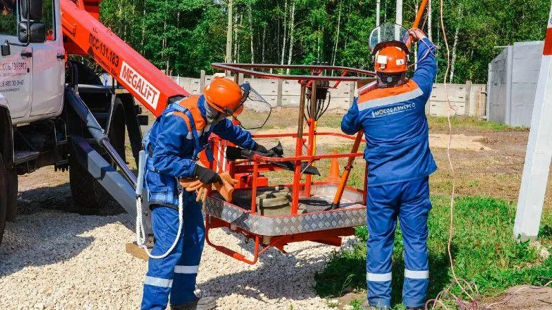 В округе Красногорск отремонтировали электросети