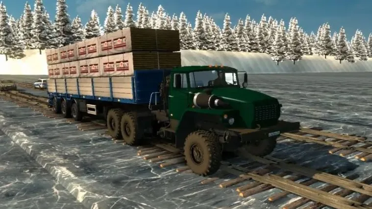В игре Euro Truck Simulator 2 появились ямальские дороги