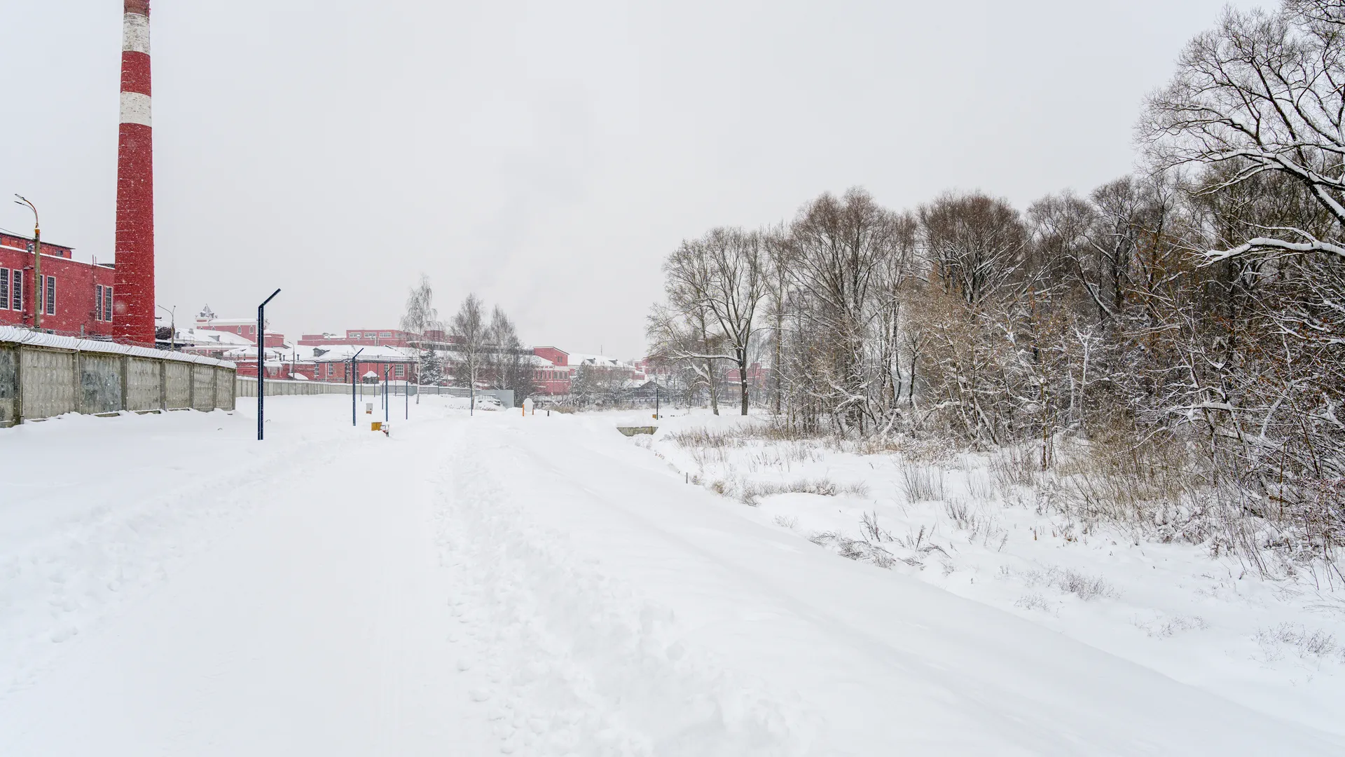 Зима в парке «Меленки» Павловского Посада
