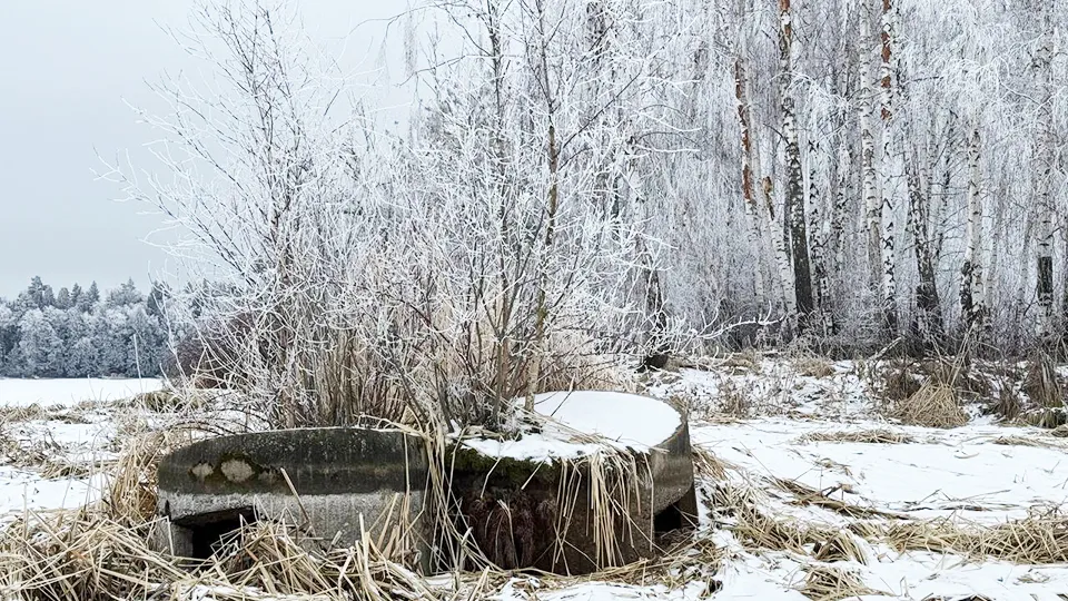 Фото: личный архив Ольги Соловьевой. ДЗОТ на Учинском водохранилище