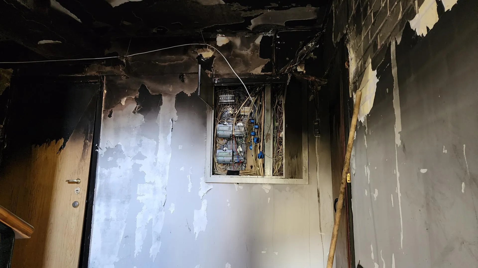 В многоквартирном доме в Королеве восстановили электроснабжение после пожара
