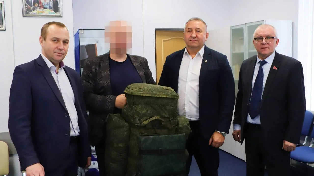 В Воскресенске доброволец готовится отправиться на передовую