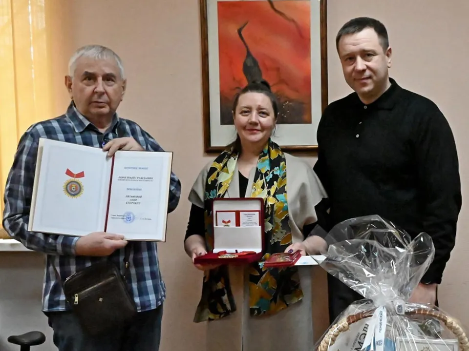 Родные Анны Рязановой.&nbsp;Фото: пресс-служба администрации г.о. Ленинский