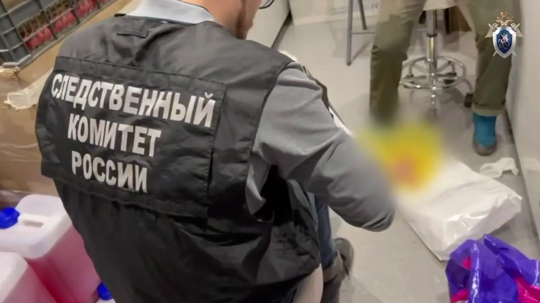 Кадр из видео Следственного комитета России