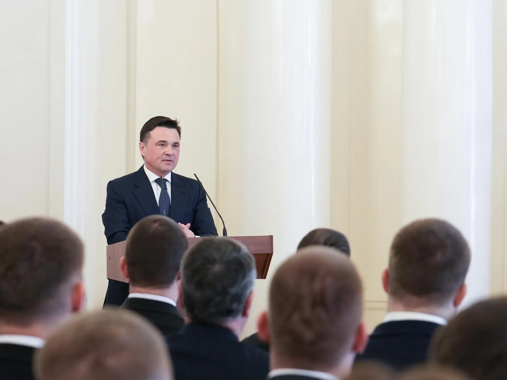 Губернатор Подмосковья принял участие в церемонии вручения дипломов ветеранам СВО, которое прошло в МИДе