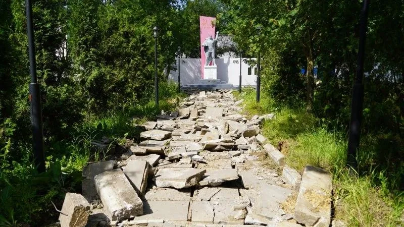 Стартовал первый этап благоустройства в сквере городского округа Воскресенск