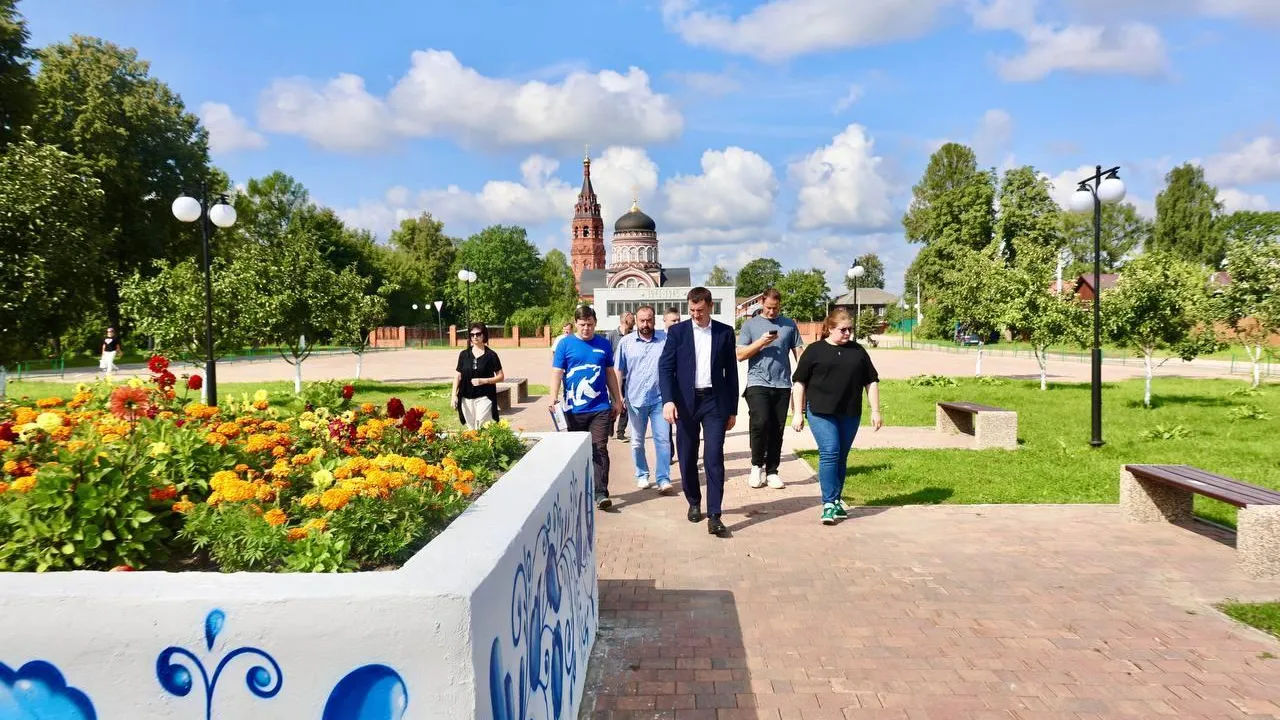Глава Павлово-Посадского округа провел обход территории муниципалитета