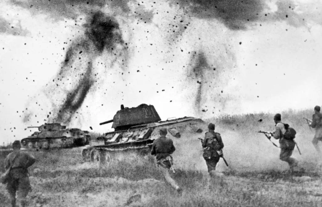 Курская дуга, 1943 год. Атака Красной армии в районе Прохоровки