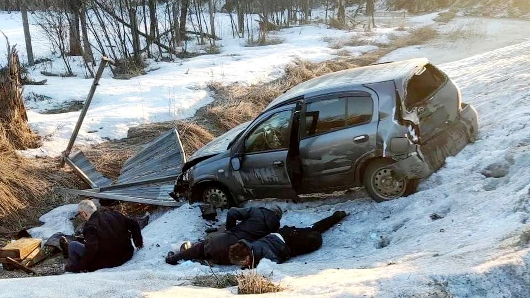 Очевидцы запечатлели момент ДТП/фото из социальных сетей