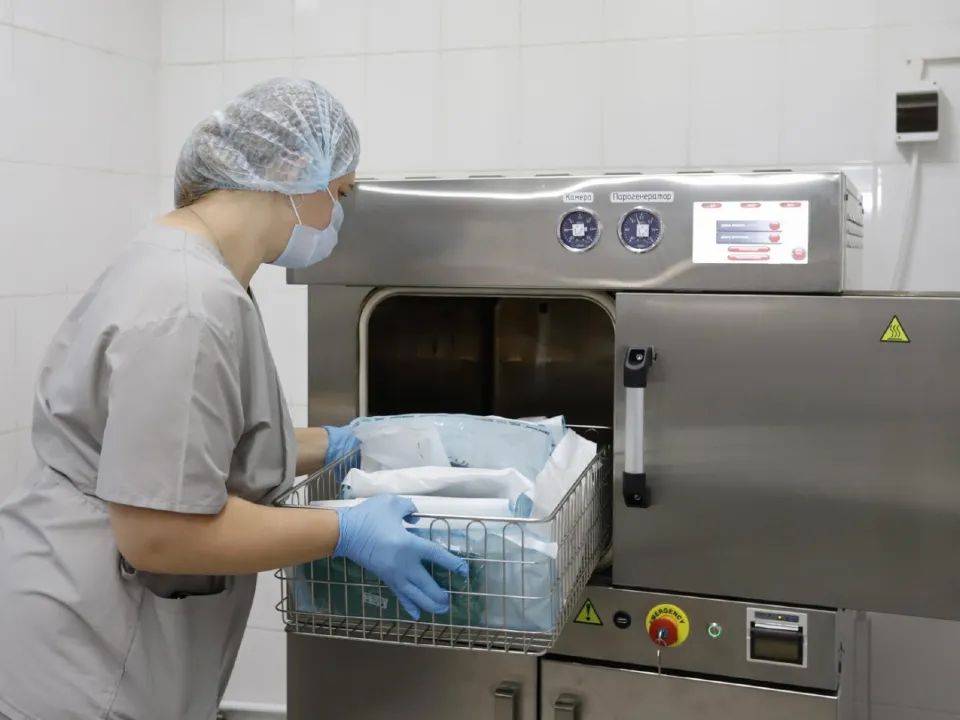 Стерилизатор в медицинском учреждении Фрязина. Фото: t.me/VorobievDmitrij