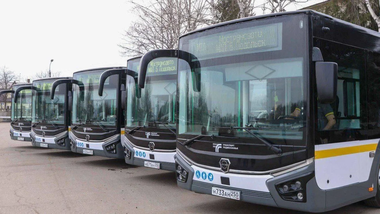 Пять новых автобусов выведут на маршруты в центре Подольска