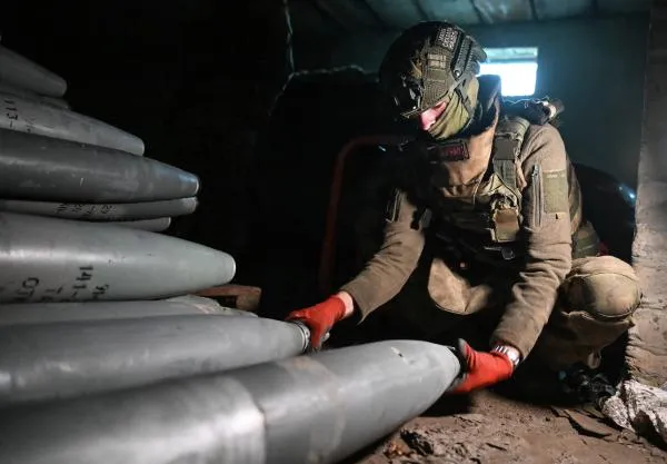 Военнослужащий расчета РСЗО «Град» группировки войск «Центр» на Красноармейском направлении в зоне СВО. Станислав Красильников